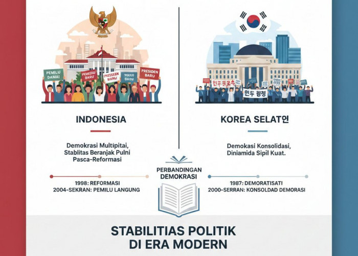 Demokrasi Indonesia dan Korea Selatan: Dua Jalan Berbeda Menuju Stabilitas Politik