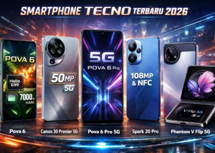 Tecno Guncang Pasar Smartphone 2026, Ini 5 HP Terbaru dengan Fitur Canggih dan Harga Kompetitif