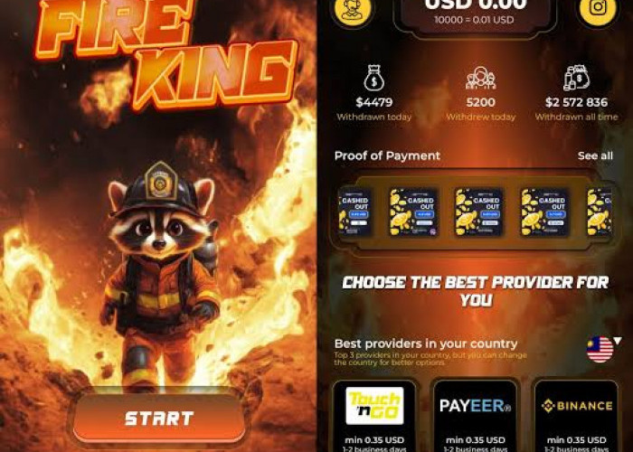 Auto Nambah Saldo DANA Hingga Rp300 Ribu, Cobain Aplikasi Game Fire King Pengguna Baru Dijamin Cuan!