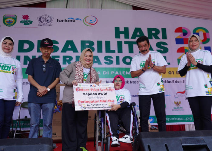 Pj Ketua TP PKK Sumsel Melza Elen Setiadi, Beri Motivasi dan Semangat Baru Bagi Penyandang Disabilitas