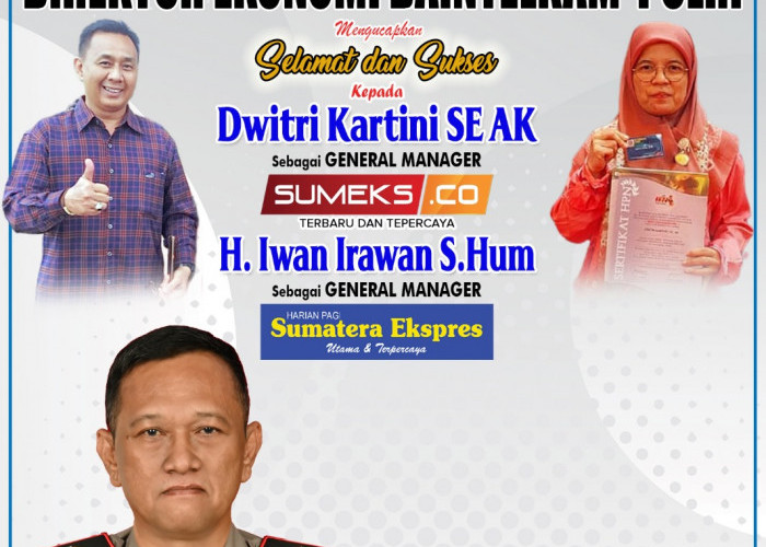 Direktur Ekonomi Baintelkam Polri Mengucapkan Selamat dan Sukses Kepada Iwan Irawan dan Dwitri Kartini