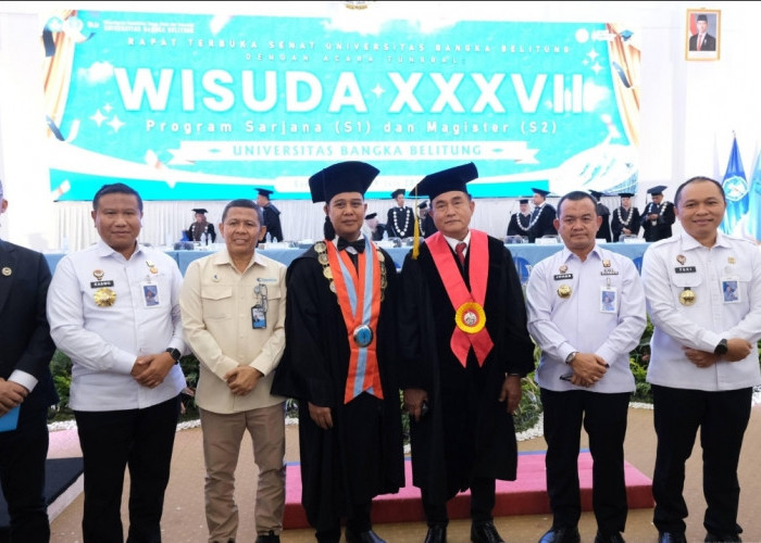 Kanwil Kemenkum Babel Hadiri Orasi Ilmiah Menko Kumham Imipas di UBB