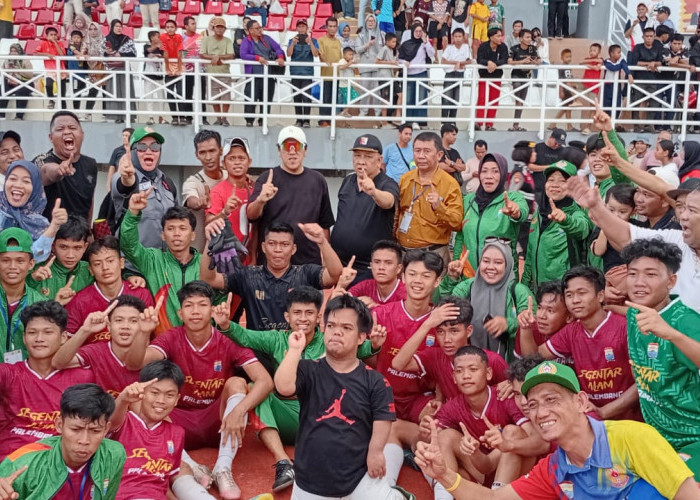 Puasa Medali Emas 23 Tahun Berakhir Usai Palembang Juarai Cabor Sepakbola Porprov Sumsel