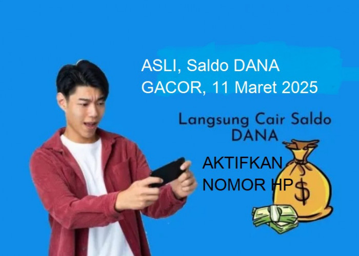 ASLI GACOR INI! Nomor Hp Kamu Cair Saldo DANA Kaget Total Rp133.000, Waspada Link Palsu!