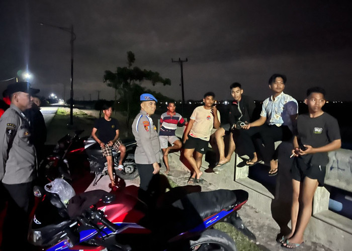 Gelar KRYD di Malam Libur, Polsek Indralaya Ogan Ilir Ingin Ciptakan Suasana Kondusif di Wilayah Hukumnya