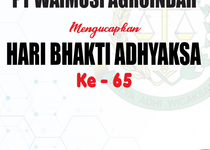 PT Waimusi Agro Indah Mengucapkan Hari Bhakti Adhyaksa Ke-65