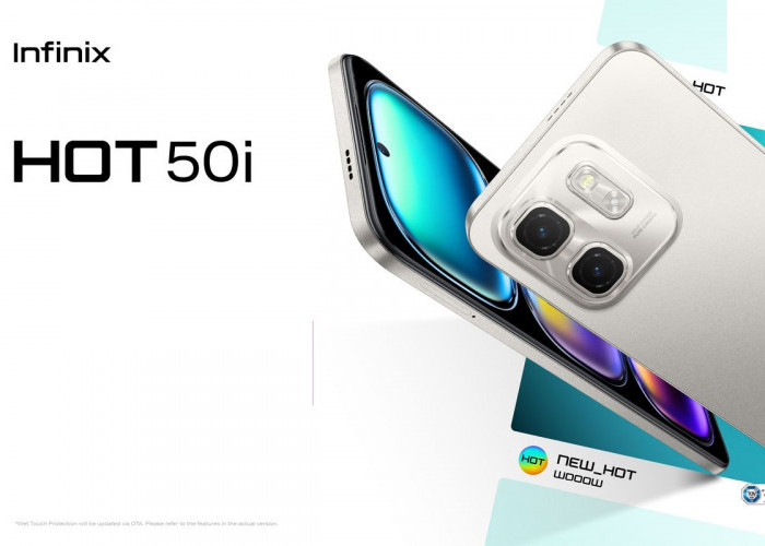 Infinix Hot 50i Tampil Stylish dengan Layar 120Hz dan Baterai 5000mAh, Fitur Melimpah!