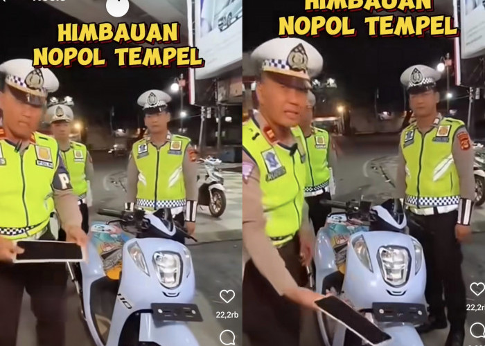 Polisi Palembang Imbau Larangan Pakai Nopol Tempel, Tuai Ragam Tanggapan Warganet