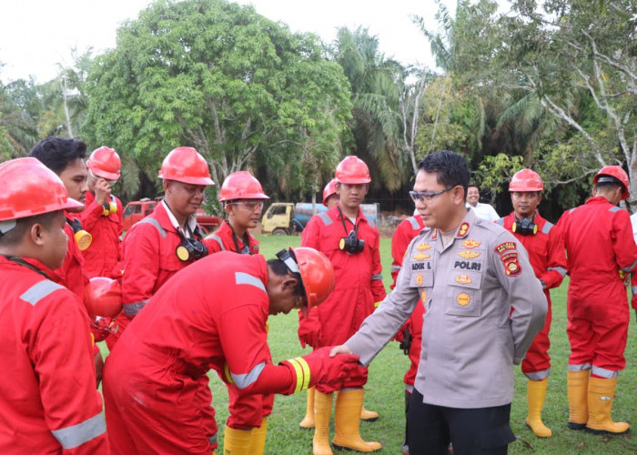 Polres OKU Timur Cek Kesiapan Perusahaan Perkebunan Hadapi Karhutla