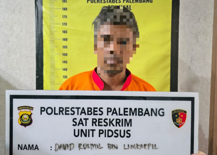 Lahan Terbakar di Belakang Perum Griya Lebak Murni Sako, Seorang Pria Diamankan    Tim Karhutla