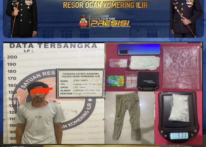 Satresnarkoba Polres OKI Ungkap Jaringan Narkoba Bersenjata, Dua Tersangka Dibekuk dalam Dua Hari
