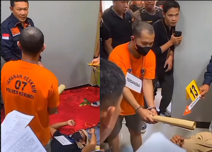 7 Bulan Buron Agus Akhirnya Peragakan Cara Membunuh Janda Cantik di Lolo Gedang 
