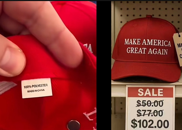 Viral Topi Presiden AS Donald Trump ‘Make America Great Again’ Made In China Guys