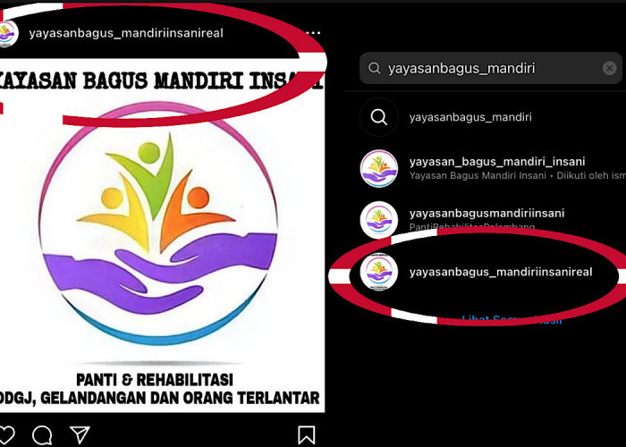Instagram Yayasan Rawat 183 Orang Sakit Jiwa dan Telantar Dihack Belum Kembali, YBMI Palembang Buat Akun Baru