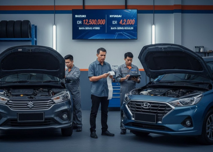 Kelihatannya Sama Sama Irit, Biaya Servis 50 Ribu KM Ertiga Hybrid vs Stargazer Ternyata Bikin Kaget