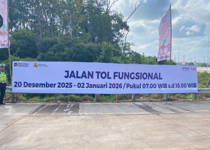 Hari Ini Jalan Toll Musi Pait - Pulau Rimau  Dibuka Fungsional