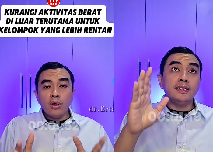 Jembatan Ampera Sebesar Itu Sampai Tidak Kelihatan, Bayangkan Apa yang Sedang Masuk ke Paru-paru Kita