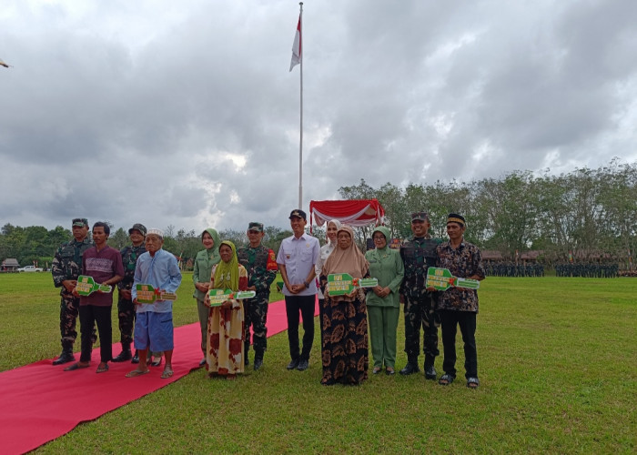 Pangdam II/Sriwijaya Tutup TMMD ke-128 di Desa Pematang Sukatani OKI, Sasaran Fisik Selesai 100 Persen