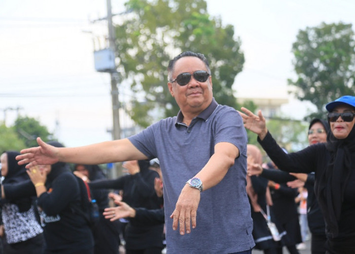Ikut Senam Bersama Warga Lubuklinggau, Wagub Cik Ujang Ungkap Pemprov Sumsel Ingin Serap Aspirasi Masyarakat