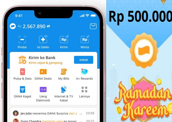 Tarik Saldo Gratis Rp500.000 dari Link DANA Kaget Terbaru Edisi Hari Ini, Simak Tips dan Trik Di Sini