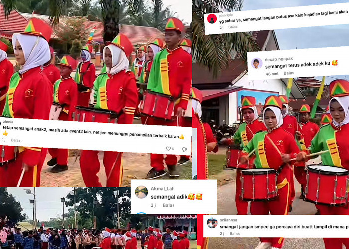 Netizen Serbu Akun MTsN 7 Sungai Bahar, Kasih Dukungan Biar Siswa Drumband Kembali Semangat