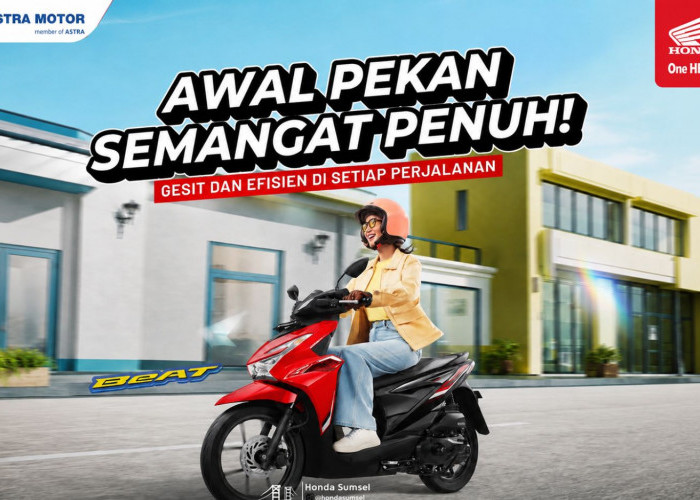 Honda BeAT Temani Semangat Awal Pekan, Skutik Irit dan Gesit Andalan untuk Kerja hingga Kuliah
