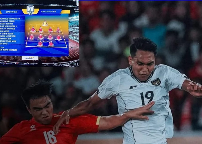 SALING SERANG, Babak Pertama Timnas Indonesia Tertinggal dari Vietnam di Final Piala AFF U-23 2025