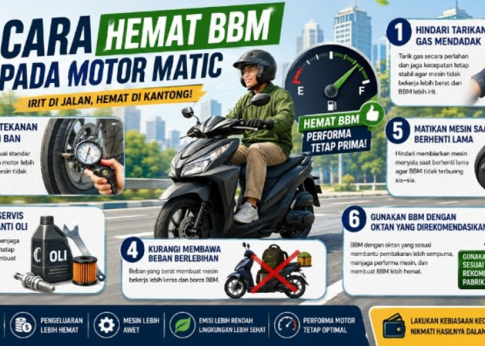 Bensin Cepat Habis? Terapkan 6 Cara Sederhana Ini Agar Motor Matic Lebih Irit BBM