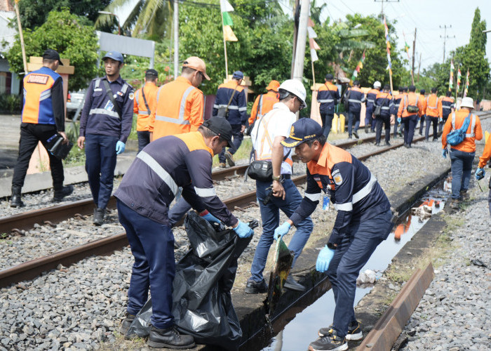 KAI Palembang Rutin Lakukan Safety Walkthrough, Cegah Dini Gangguan Jalur dan Kecelakaan
