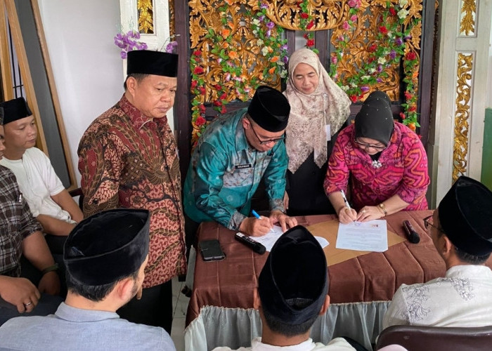 KUA Alang-Alang Lebar Gandeng Lintas Cahaya Sejahtera Perkuat Bimbingan Perkawinan