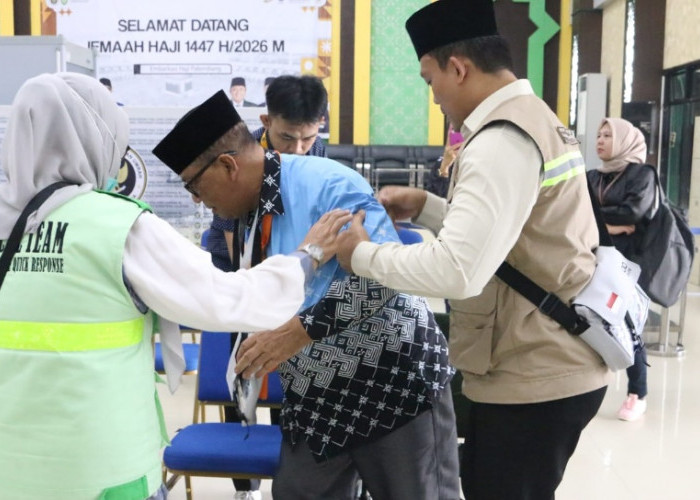 Jemaah Kloter 2 Embarkasi Palembang Sudah Tiba di Asrama Haji Sumsel, Panitia Terapkan Aturan Ketat