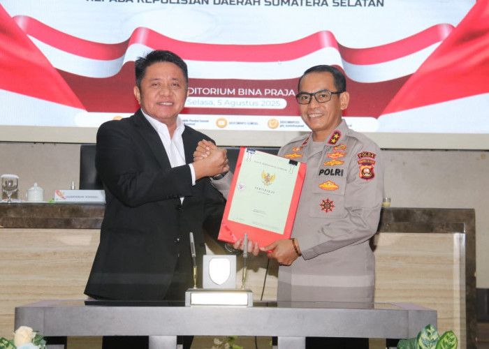 Polda Sumsel Resmi Terima Hibah Gedung Ditlantas dari Pemprov 