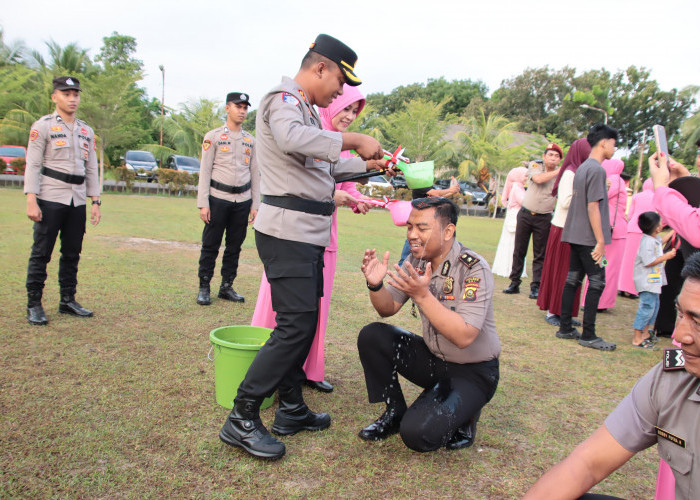 Puluhan Personel Polres OKI Naik Pangkat Satu Tingkat Lebih Tinggi