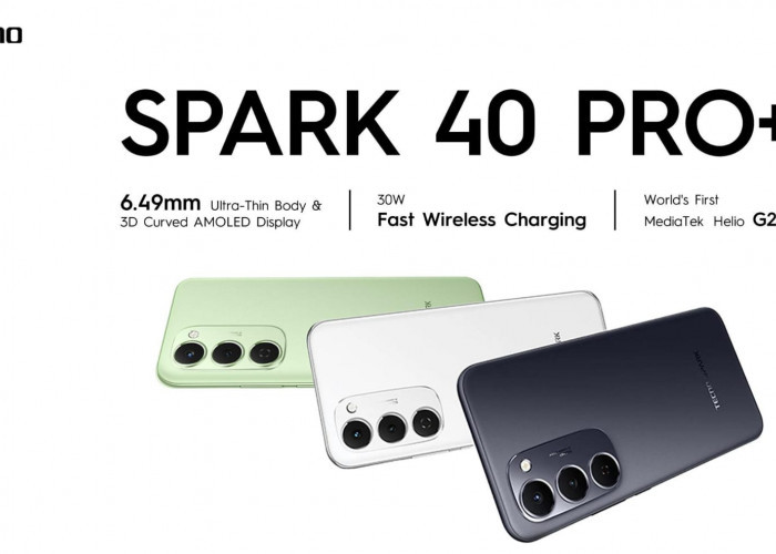 Tecno Spark 40 Pro+ Disupport Desain Bodi Ramping dengan Perlindungan Sertifikasi IP64