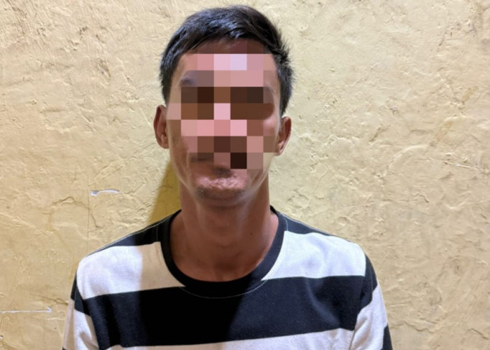 Curi Ban Milik Bengkel di Ogan Ilir, Seorang Pria Asal Palembang Diamankan Unit Reskrim Polsek Indralaya