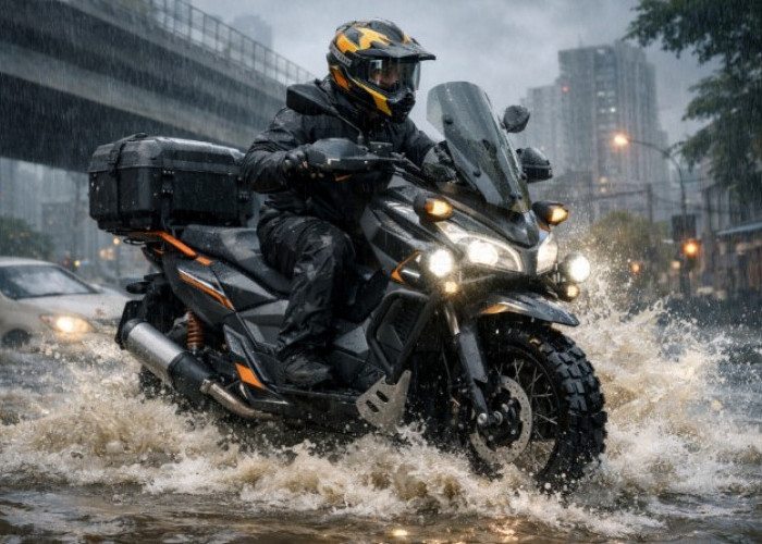 Tren Modifikasi Urban Adventure Motor Matic 150 CC, Siap Terjang Banjir di Musim Penghujan