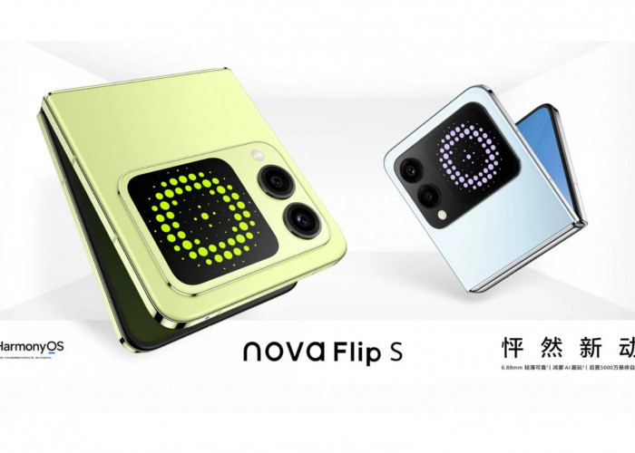 Huawei Nova Flip S Hadirkan Performa Tinggi dengan Tampilan Desain Clamshell 