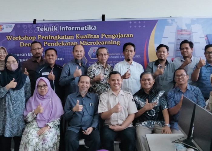 Program Studi Teknik Informatika Universitas Bina Darma Palembang Adakan Workshop Microlearning