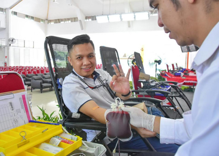 Pusri Palembang Kembali Mengadakan Bakti Sosial Donor Darah