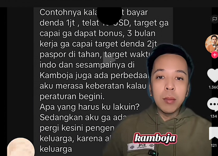 Stop Konten OTW Kamboja, Banyak WNI Terjebak Ingin Pulang