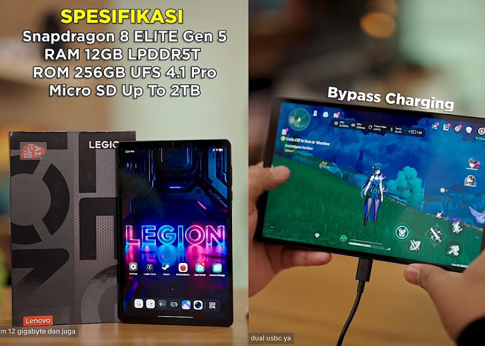 Tablet Mini Terkencang di Dunia Resmi Masuk Indonesia, Semua Game Dilibas Legion Tab 8.8 Rata Kanan 