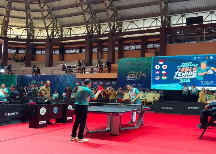 Paser International Table Tennis Championships 2026 Resmi Dibuka, Diikuti 165 Peserta dari 6 Negara