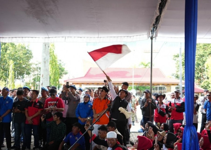 May Day 2026 di Sumsel Berjalan Damai, 416 Buruh Sampaikan Aspirasi Tertib