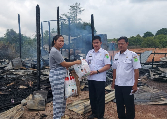 Wujud Kepedulian, Pemkab Musi Banyuasin Bantu Korban Kebakaran di Mangun Jaya
