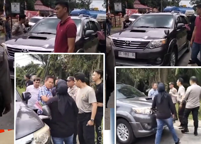 Viral, Kades Perempuan Tanjung Terang Sembunyi Dalam Mobil Saat Akan Diciduk Polisi