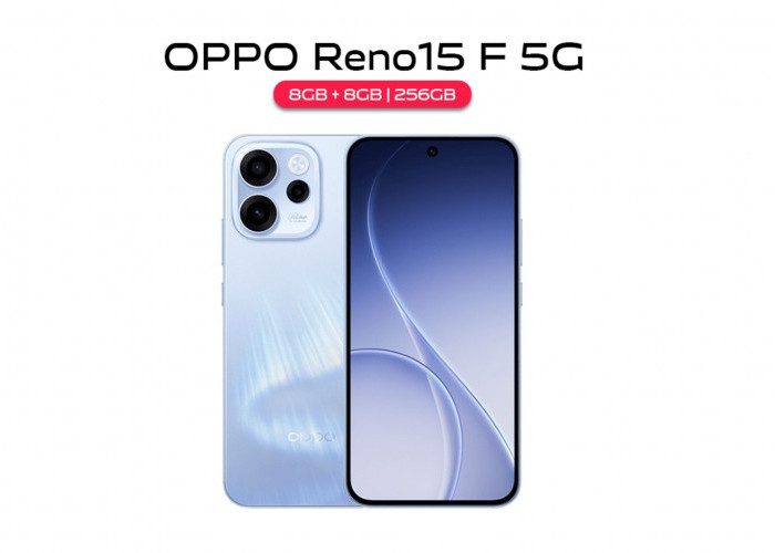 OPPO Reno15 F 5G: Desain Premium, Kamera 50 MP OIS dan Selfie Ultrawide,  Unggulkan Fotografi