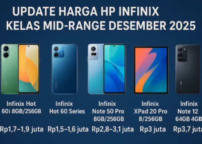 Bikin Ngiler, List Harga Desemser 2025 Infinix Hot Series hingga Note Series Turun Harga