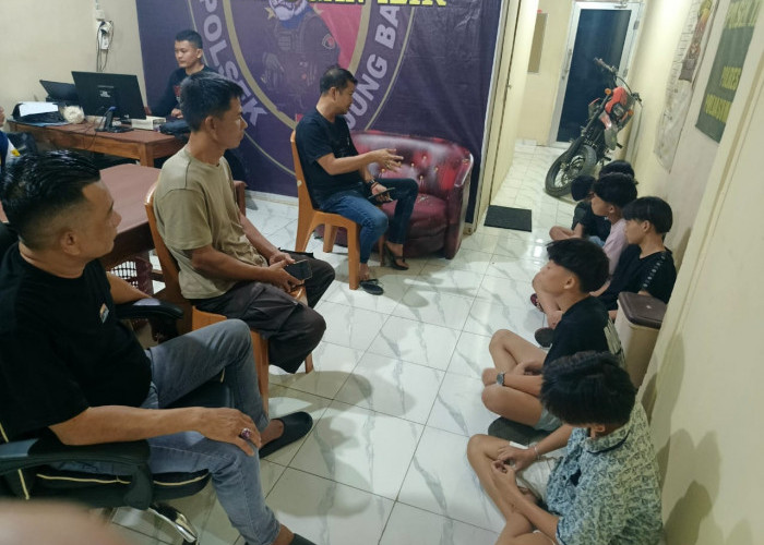Polsek Tanjung Batu Ogan Ilir Lakukan Pembinaan Anak di Bawah Umur Terkait Bahaya Miras dan Aibon