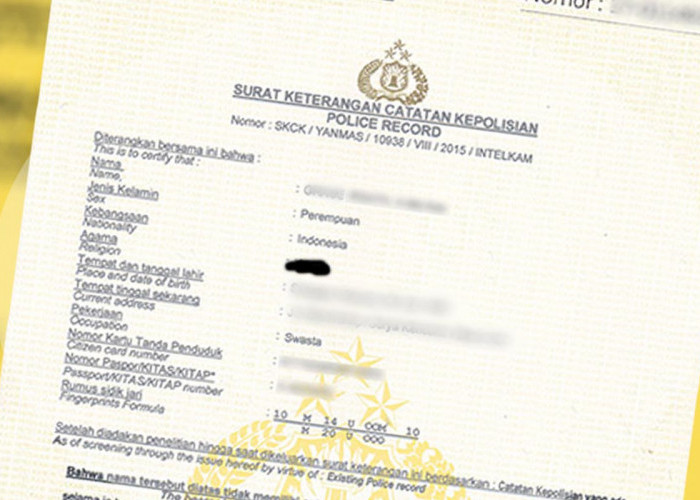 Pembuatan SKCK Bisa Secara Online, Berikut Syarat Dokumen, Prosedur dan Biayanya