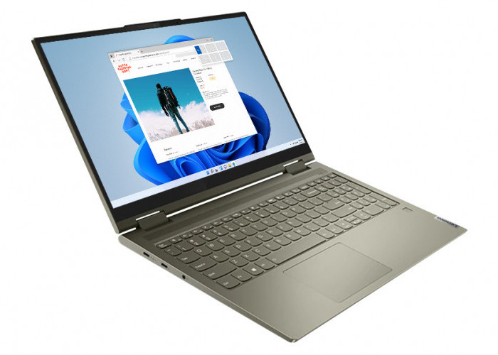 Lenovo Yoga 7i 2-in-1, Laptop yang Tahan Lama dengan Desain Stylish